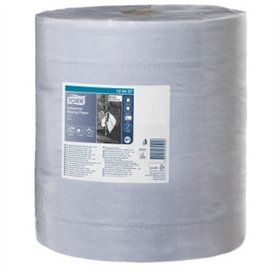 Rolo Industrial 340mx36,9cm 54g 3Fls TORK W1 Azul 1un