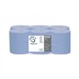 Rolo Espiral 135mx20cm 44g 2Fls PAPERNET Picotado Azul 6un