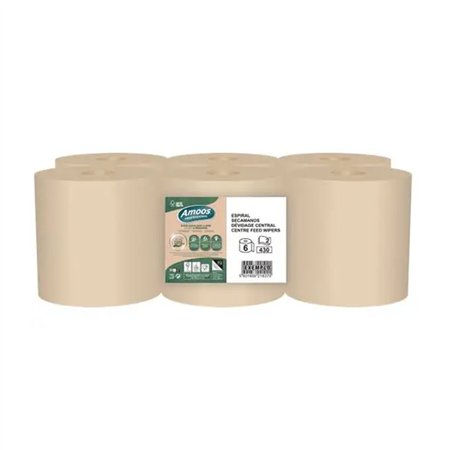 Rolo Espiral 124mx17,9cm 32g 2Fls AMOOS Naturally 6un
