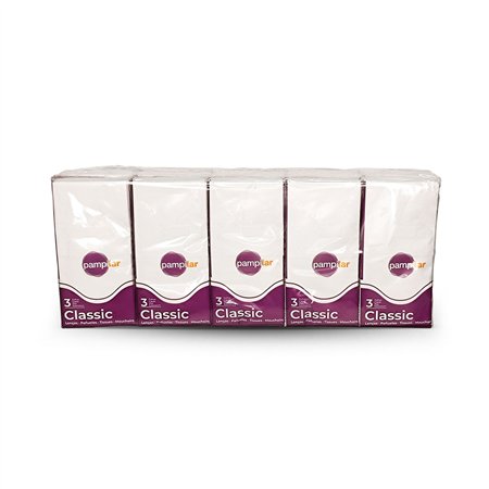 Lenços Papel de Bolso Pampilar 10 Pacotes c/9 Lenços