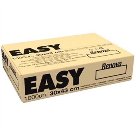 Toalhas Mesa Papel 30x43cm 37g Renova 1000un