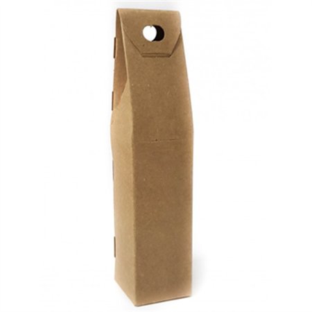 Caixa Cartão 095x085x410mm p/1 Garrafa Vinho Kraft