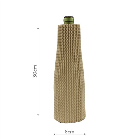 Manga Tubular de Cartão para Garrafa 30x8cm 100un
