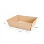 Cesta Cabaz 340x205x110mm Kraft 20un