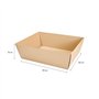 Cesta Cabaz 390x300x130mm Kraft 20un