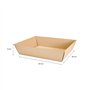 Cesta Cabaz 400x260x060mm Kraft 20un
