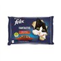 Alimento Húmido para Gato Felix Fantastic Carne 4x85gr