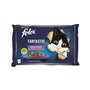Alimento Húmido para Gato Felix Fantastic Carne/Peixe 4x85gr