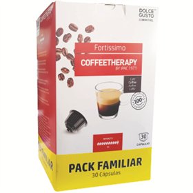 Café Cápsulas p/Dolce Gusto CoffeeTherapy Fortissimo 30un