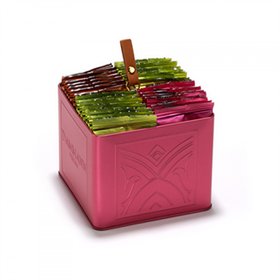 Caixa Coffret Chás 4 Sabores 32 Bolsas Passionément