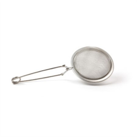 Infusor de Chá Bola Perfurada Fina com Pinça Aço Inoxidável