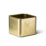 Mini Lata Vazia para 6/8 Saquetas de Chá em Metal Dourado