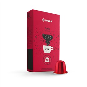 Café Cápsulas p/Nespresso MOAK Forte Rock 10un