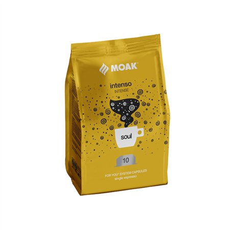 Café Cápsulas ForYou Single MOAK Intenso Soul 100un