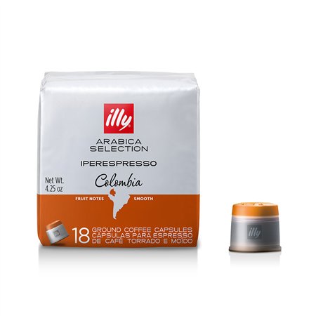 Café Cápsulas IperEspresso ILLY Colômbia Pack 18un