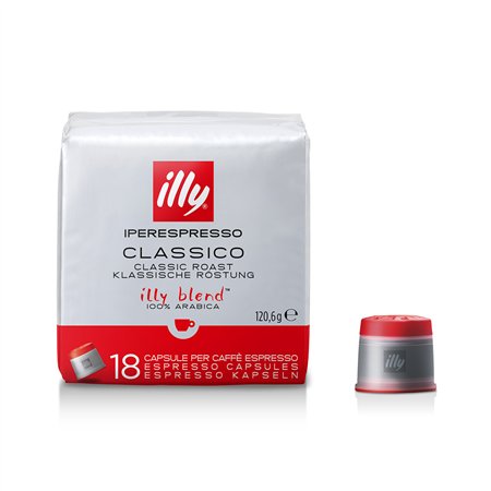 Café Cápsulas IperEspresso ILLY Torra Clássica Pack 18un