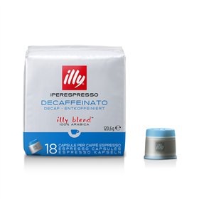 Café Cápsulas IperEspresso ILLY Descafeinado Pack 18un