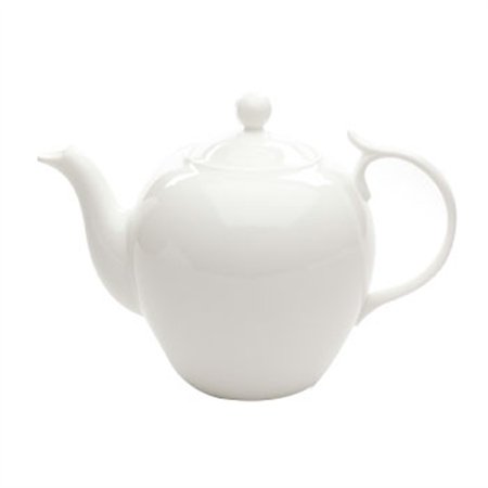 Bule Porcelana Bone China Branco com Filtro 1,4L