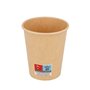 Copos 240ml Cartão Kraft 8oz Bebidas Quentes 50un
