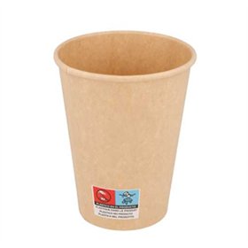 Copos 360ml Cartão Kraft 12oz Bebidas Quentes 50un