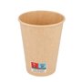 Copos 360ml Cartão Kraft 12oz Bebidas Quentes 50un