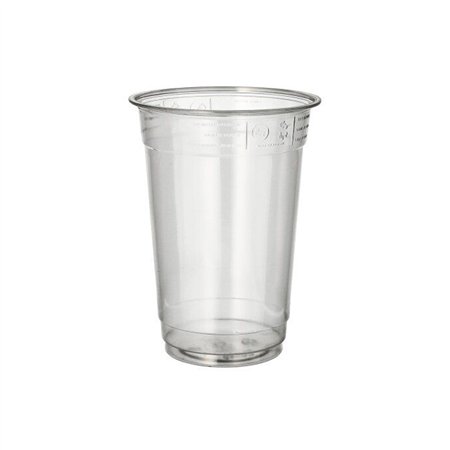 Copos 300ml PET 10oz 11,7cm Transparente 50un