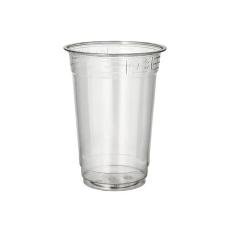 Copos 400ml PET 13oz 12,5cm Transparente 50un