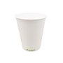 Copos 237ml Papel 8oz Plastic Free Branco 50un