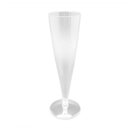 Copos Flute Reutilizáveis PS Transparente 150ml 10un