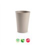 Copos 360ml Plástico 12oz Reutilizável Bege 1un