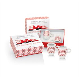 Conj de Canecas Illy Art Collection Robert Wilson 2un