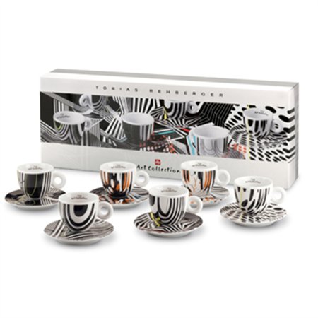 Conj Chav+Pires Esp Illy Art Collection Tobias Rehberger 6un