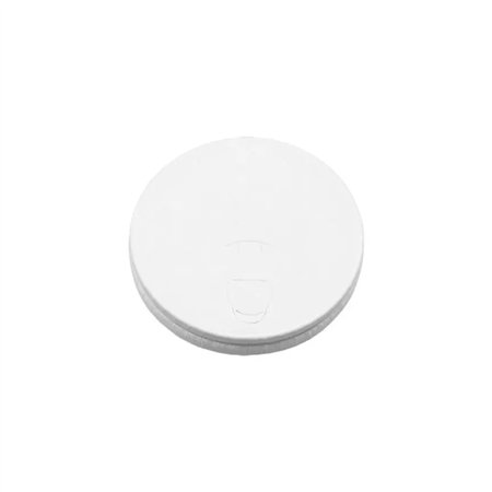 Tampas Copos Papel 240ml Ø8cm Branco 50un