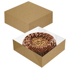 Caixa Cartolina Kraft 24x24x9,5cm 50un