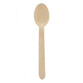 Colheres Sopa Madeira 16cm 100un