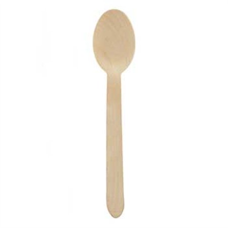 Colheres Sopa Madeira 16cm 100un