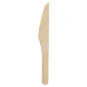 Facas Madeira 16,5cm 100un