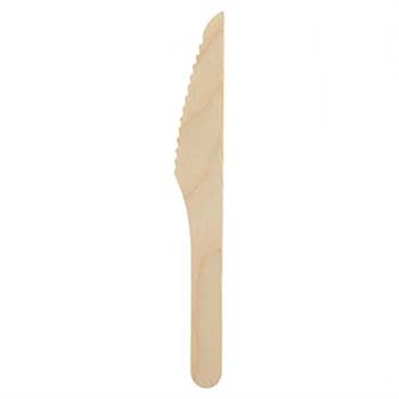 Facas Madeira 16,5cm 100un