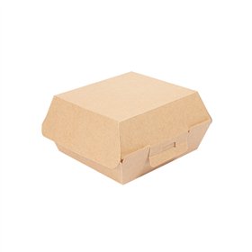 Caixa Hamburguer THEPACK 6,2x12,5x13cm Natural 50un