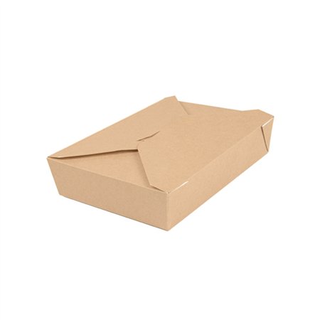 Caixa Cartolina Kraft 19,6x14x4,5cm 1470ml THEPACK 50un
