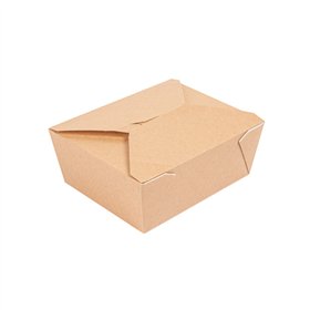 Caixa Cartolina Kraft 15,2x12,1x6,5cm 1350ml THEPACK 50un