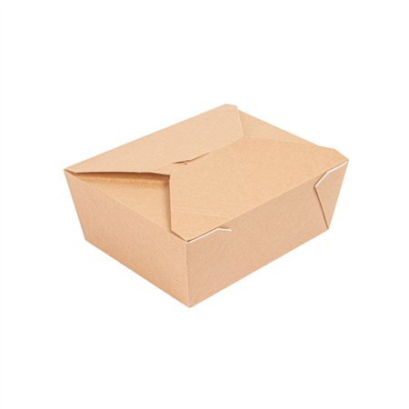 Caixa Cartolina Kraft 15,2x12,1x6,5cm 1350ml THEPACK 50un