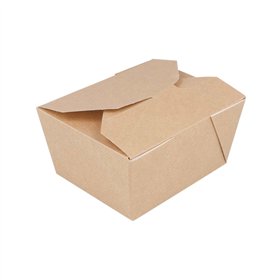 Caixa Cartolina Kraft 11,3x9x6,3cm 780ml THEPACK 50un