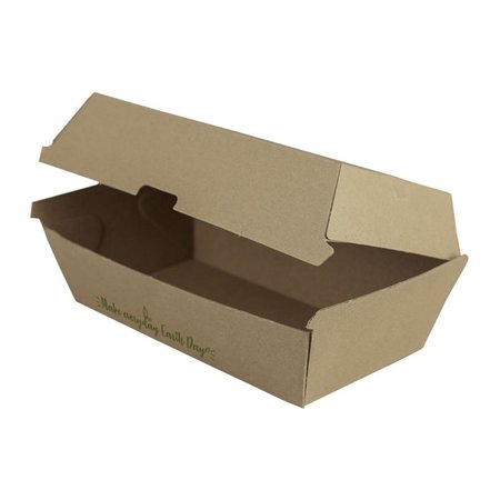 Caixa Hamburguer Kraft 800ml 21x11x8cm 25un