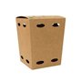 Caixa Cartolina Kraft 15x10,5x10,5cm Batatas Fritas 1500ml
