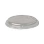Tampas Ø18,1cm Saladeiras Redondas PLA Transparente 50un
