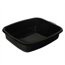 Embalagem Alimentar 1100ml PP s/Tampa Preto 50un