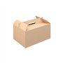 Caixa 24,5x13,5x12cm Asa Menu Lunch Box Kraft 1un