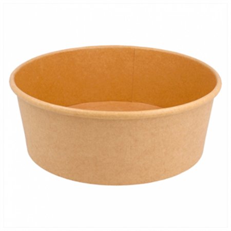 Saladeiras 1300ml Cartão Redondo Ø18cm Cor Kraft 50un