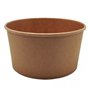 Saladeiras 1000ml Cartão Redondo Ø150mm Cor Kraft 50un